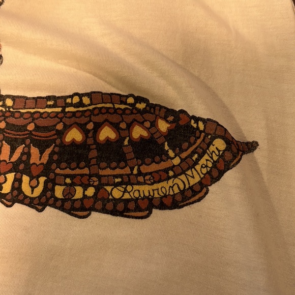 Lauren Moshi Esme Fringe Totem Pole Spirit Animal Muscle Tee SMALL - Picture 6 of 8